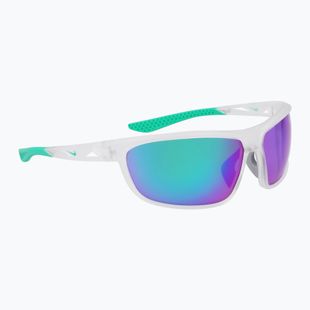Nike Windtrack Run matte clear/green mirror sunglasses