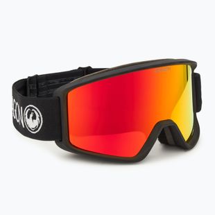 DRAGON DXT OTG black/lumalens red ion ski goggles