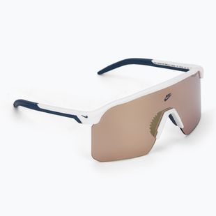 Nike Expedition Shield E matte summit white/road chrome mirror sunglasses