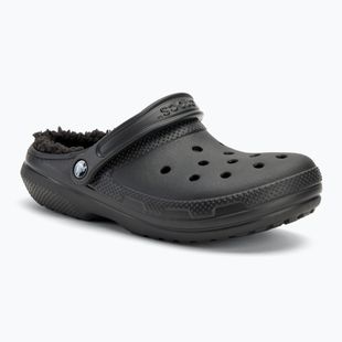 Crocs Classic Lined Clog slides black/black