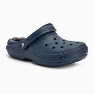 Crocs Classic Lined Clog slides navy/charcoal