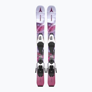 Children's downhill skis Atomic Maven Girl JTXS + bindings C5 GW pink