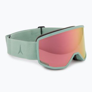 Atomic Four HD pistachio/pink copper hd ski goggles