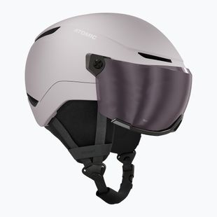 Children's ski helmet Atomic Revent Visor Jr concrete/silver flash