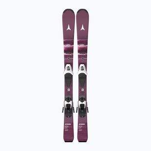 Kids’ downhill skis with bindings Atomic Maven Jr 100-120 + C5 GW red plum