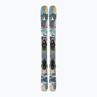 Kids’ downhill skis with bindings Atomic Bent Jr 110-130 + C5 GW multicolor