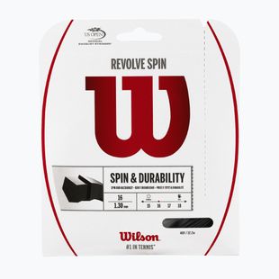 Wilson Revolve Spin 16 Set tennis string 12.2m black WRZ957000+