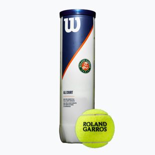 Wilson Roland Garros All CT tennis balls 4 pcs. yellow