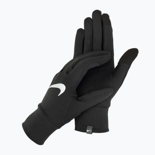 Men's running gloves Nike Accelerate RG black/black/silver