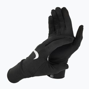 Women's running gloves Nike Accelerate RG black/black/silver