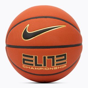 Nike Elite Championship 8P 2.0 Deflated amber court/black/metallic gold/black basketball size 6