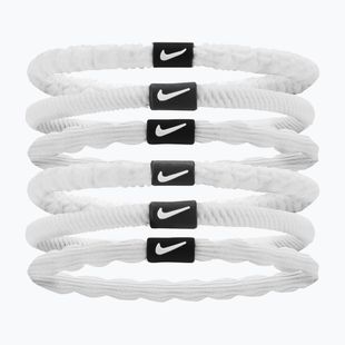 Nike Flex Hair Tie elastics 6 pcs white/black/white