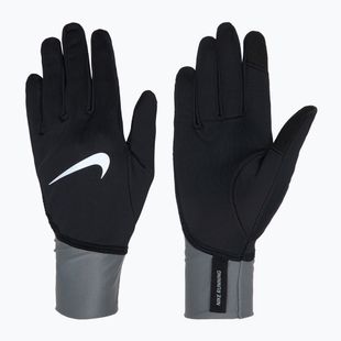 Nike Pacer Midweight RG women's running gloves black/smoke grey/silver