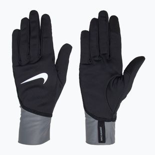 Men's Nike Pacer Midweight RG running gloves black/smoke grey/silver