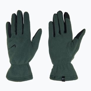 Women's Nike One Therma-Fit Fleece running gloves vintage green/black