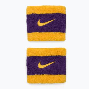 Nike Swoosh Wristbands university gold/court purple/university gold