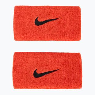 Nike Swoosh Doublewide Wristbands 2 pcs bright crimson/cave purple