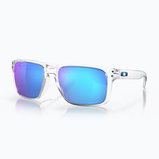 Oakley Holbrook XL polished clear/prizm sapphr irid polar sunglasses