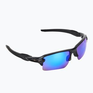 Oakley Flak 2.0 XL polished black/prizm sapphr irid polar sunglasses