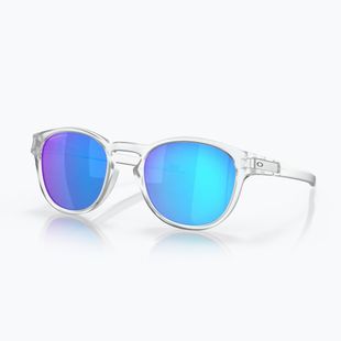 Oakley Latch matte clear/prizm sapphire polarized sunglasses