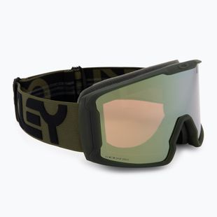 Oakley Line Miner L matte b1b dark brush/prizm sage gold iridium ski goggles