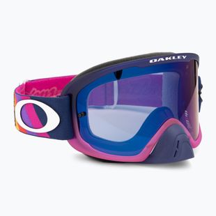 Oakley O Frame 2.0 Pro MTB cycling goggles tld navy stripes/black ice iridium