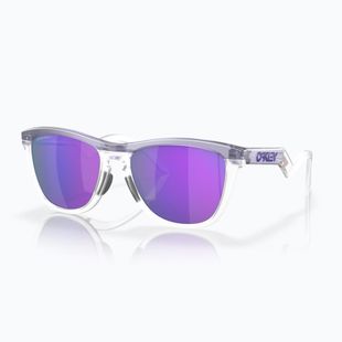 Oakley Frogskins Hybrid matte trans lilac/clear prizm violet sunglasses