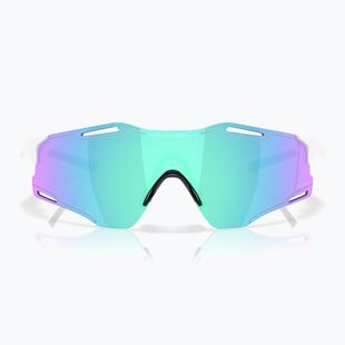 Oakley Cybr Zero polished white/prism sapphire sunglasses