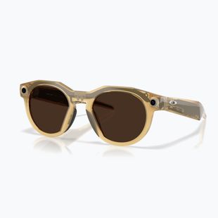Glasses with a camera Oakley Meta HSTN light curry/transitions brown