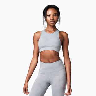STRONG ID Drop And Give Me Camo grey fitness bra Z1T02603