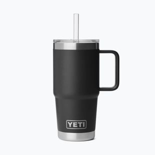 Thermal mug YETI Rambler Straw 739 ml black