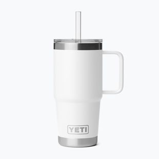Thermal mug YETI Rambler Straw 739 ml white