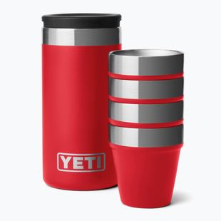 Travell glasses YETI Shot 48 ml 4 pcs. rescue red