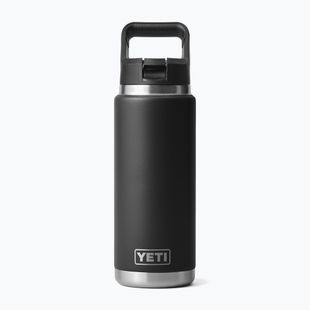 Thermal bottle YETI Rambler Straw 769 ml black