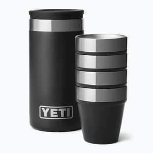 Travell glasses YETI Shot 48 ml 4 pcs. black
