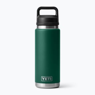 Thermos bottle YETI Rambler Chug 760 ml black forest green