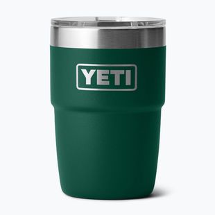 Thermos bottle YETI Rambler Stackable 237 ml black forest green