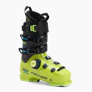 Men's ski boots Fischer RC4 CARBON PRO MV BOA yellow/carbon