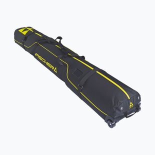 Ski cover Fischer Skicase Alpine Race 2 Pair-195 black/yellow