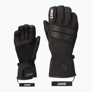 Women's ski gloves Lenz Think About black