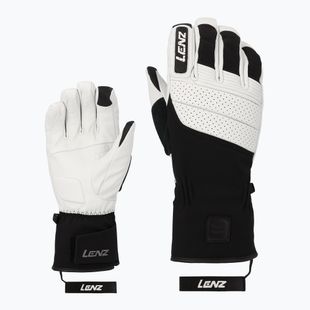 Women's ski gloves Lenz Think About white/black