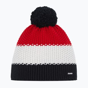 Winter hat Eisbar Star Pompon black/white/ketchup
