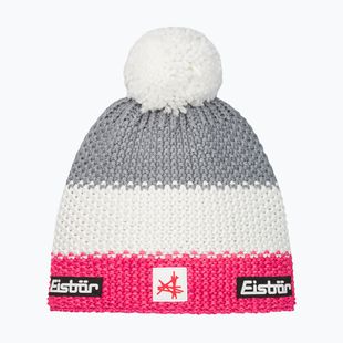 Children's winter hat Eisbar Stan Pompon SA pink