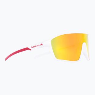 Red Bull SPECT Daft white/brown with orange mirror sunglasses