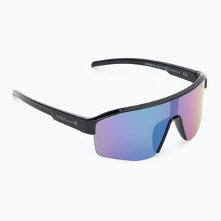 Red Bull SPECT Dundee black/smoke with purple green mirror sunglasses