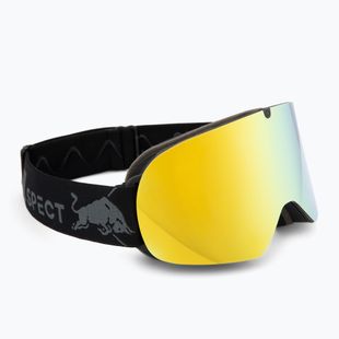 Ski goggles Red Bull SPECT Rush matt black/smoke with yellow mirror