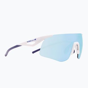 Red Bull SPECT Mark white/smoke with blue mirror sunglasses