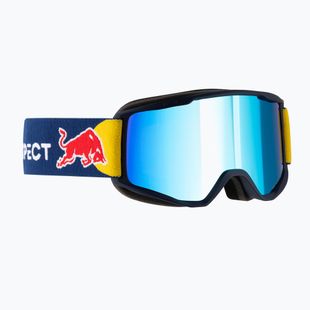 Red Bull SPECT Neon blue/smoke with blue mirror ski goggles