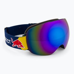 Red Bull SPECT Bent blue/ice blue snow/smoke with blue mirror ski goggles