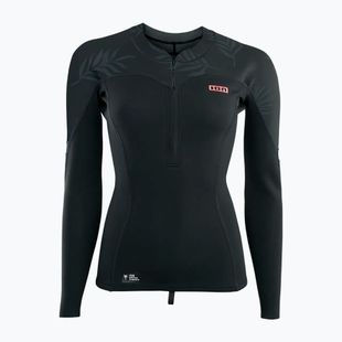 Women's swim longsleeve ION Neo Zip Top 1.5 black
